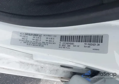 2015 Chrysler 200 Limited из США, поврежденный, VIN 1C3CCCAB3FN593651